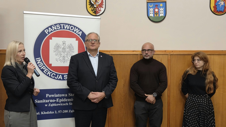 Szkolenie dla placówek oświatowych i pracowników służby zdrowia Powiatu Ząbkowickiego