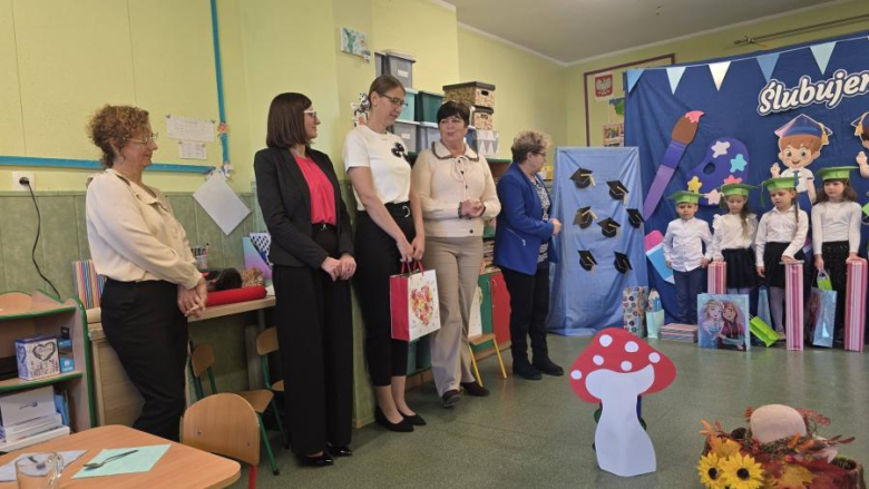 Pasowanie na Starszaka w Przedszkolu Publicznym „Zielona Dolina” w Mąkolnie