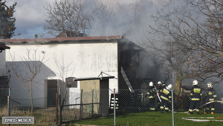 Pożar budynku gospodarczego w Brzeźnicy