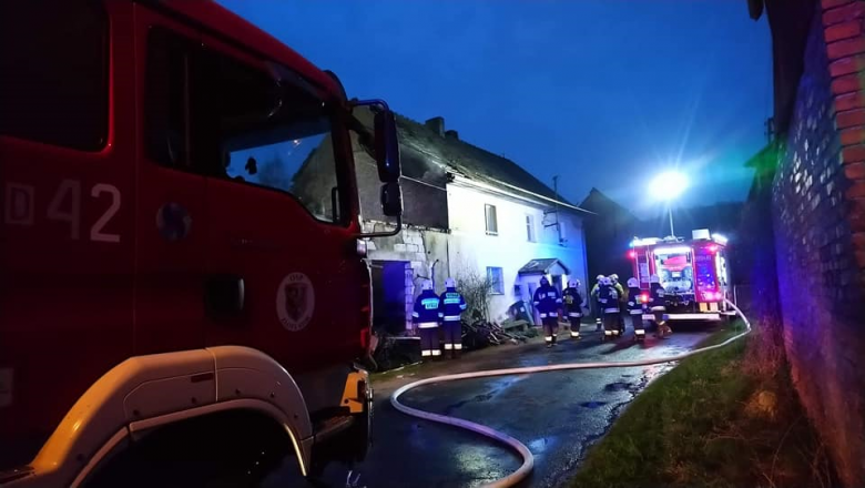 	Pożar obiektu gospodarczego w Chwalisławiu