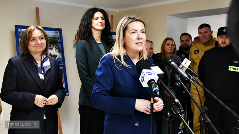 Konferencja prasowa w Olbrachcicach Wielkich