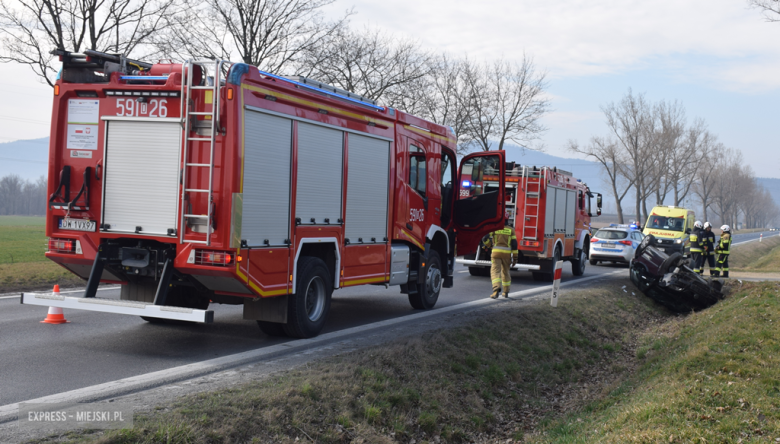 Dachowanie volkswagena na krajowej ósemce