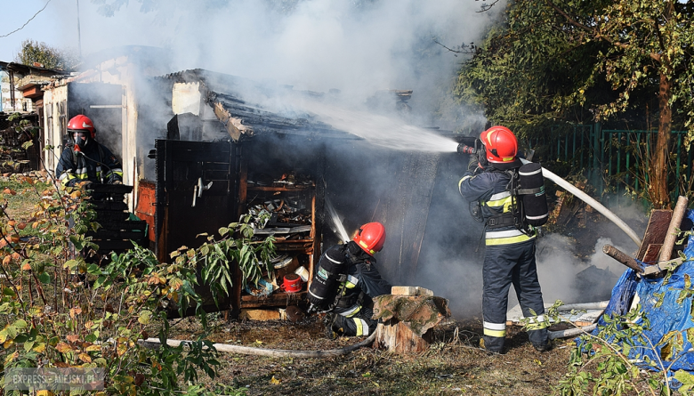 Pożar komórek w Bobolicach