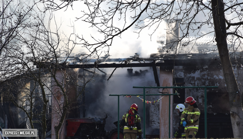 Pożar budynku gospodarczego w Brzeźnicy