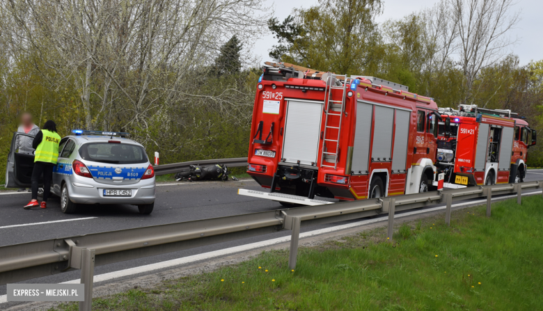 Śmiertelny wypadek z udziałem motocyklisty w Szklarach