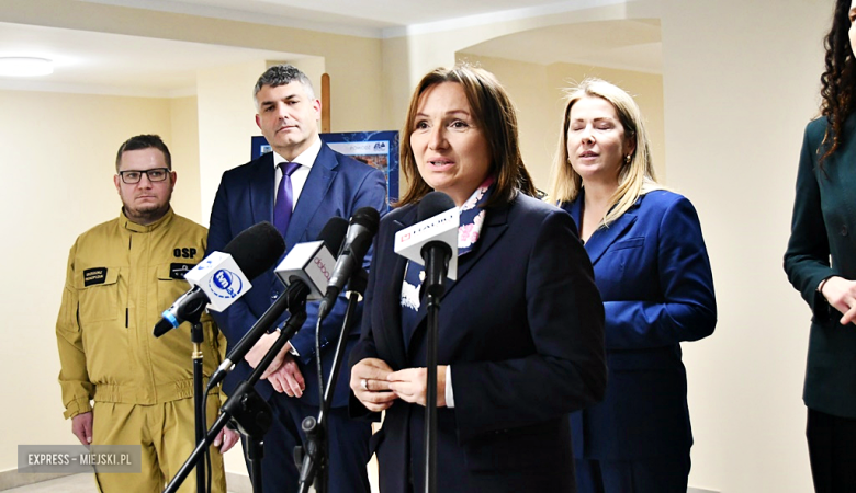 Konferencja prasowa w Olbrachcicach Wielkich