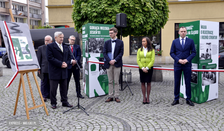 Uroczyste otwarcie wystawy plenerowej „Tu rodziła się »Solidarność« Rolników"