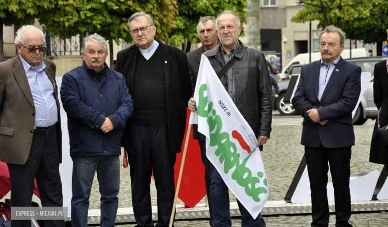 Uroczyste otwarcie wystawy plenerowej „Tu rodziła się »Solidarność« Rolników"