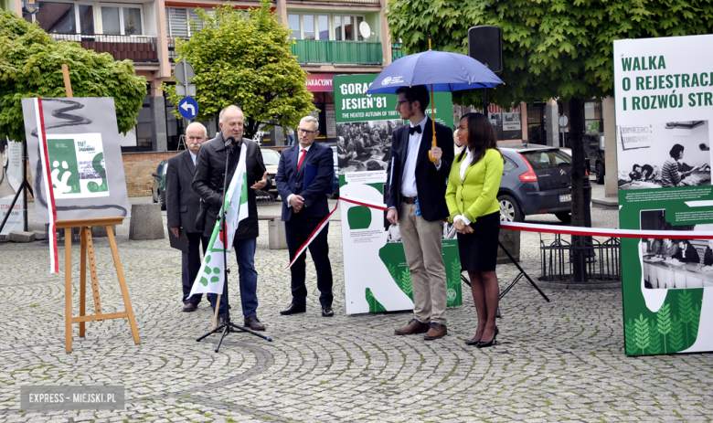 Uroczyste otwarcie wystawy plenerowej „Tu rodziła się »Solidarność« Rolników"