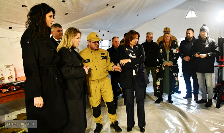 Konferencja prasowa w Olbrachcicach Wielkich