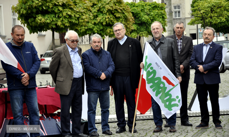 Uroczyste otwarcie wystawy plenerowej „Tu rodziła się »Solidarność« Rolników"