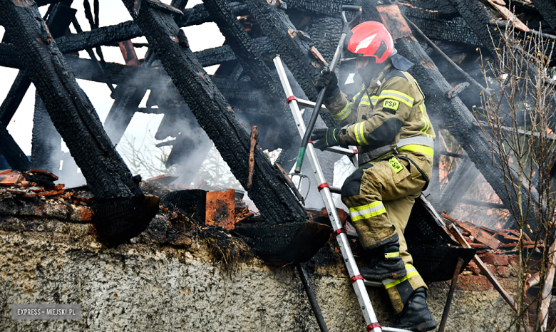 Pożar budynku gospodarczego w Braszowicach