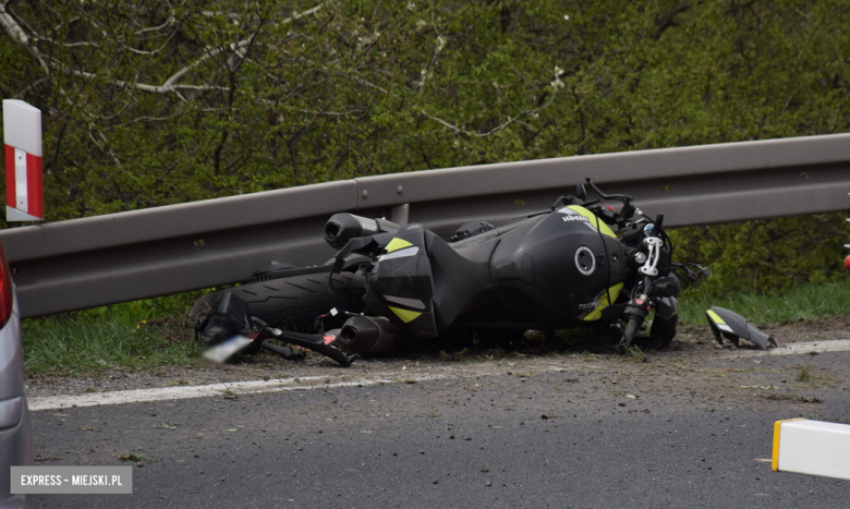 Śmiertelny wypadek z udziałem motocyklisty w Szklarach