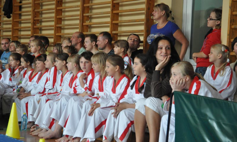 Najmłodsi zawodnicy taekwondo w Bardzie 