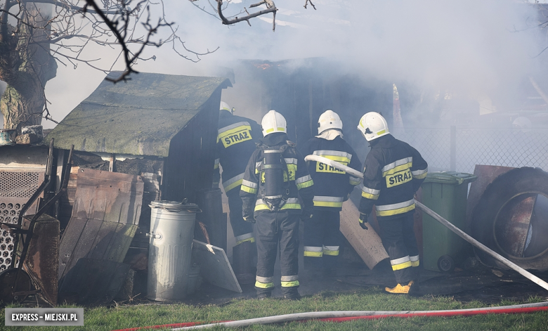 Pożar budynku gospodarczego w Brzeźnicy