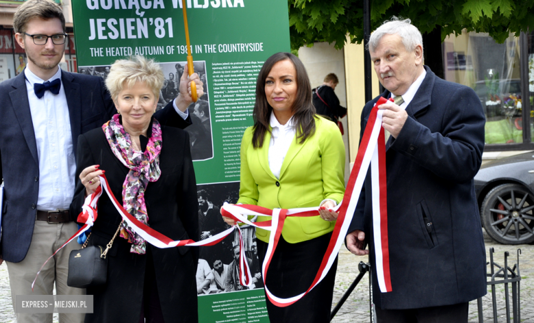 Uroczyste otwarcie wystawy plenerowej „Tu rodziła się »Solidarność« Rolników"