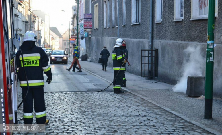 Pożar kamienicy w Ząbkowicach Śląskich.