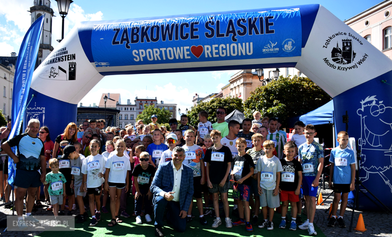 Bieg dla dzieci podczas XII edycji Ząbkowickiej Dychy