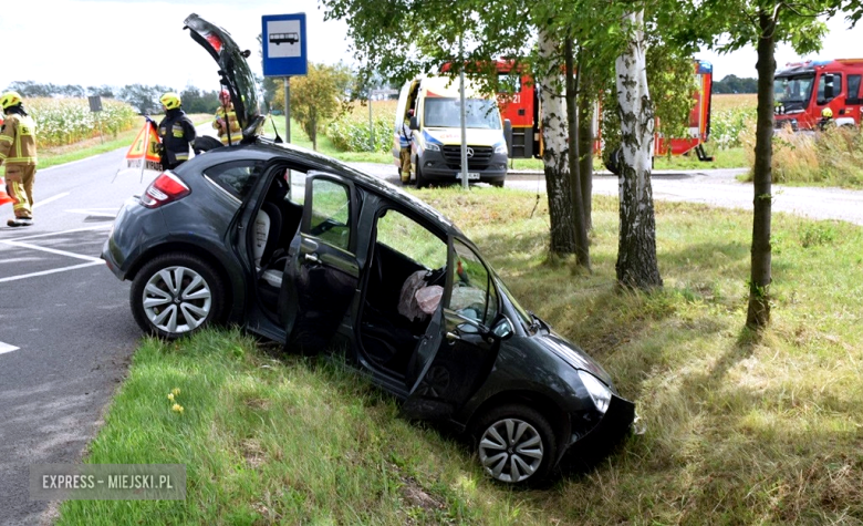 Citroen w rowie między Stoszowicami a Ząbkowicami Śląskimi