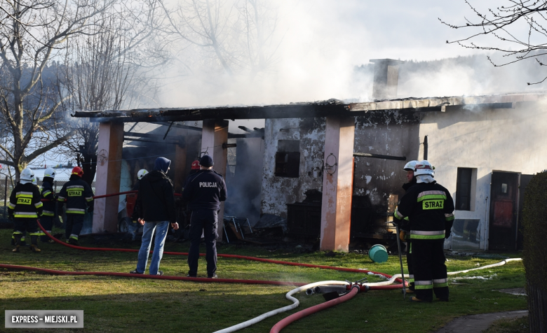 Pożar budynku gospodarczego w Brzeźnicy