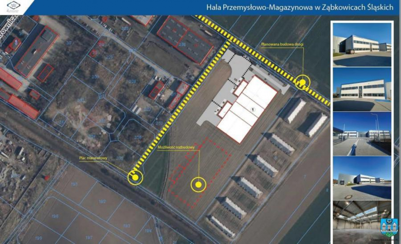 Oferta na wynajem hali przemysłowej WSSE Invest-Park w Ząbkowicach Śląskich	