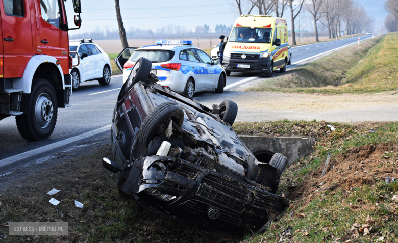 Dachowanie volkswagena na krajowej ósemce