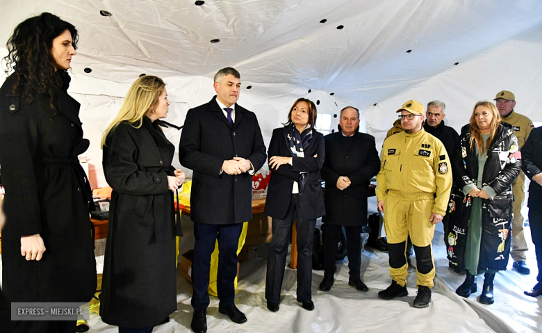 Konferencja prasowa w Olbrachcicach Wielkich