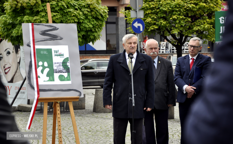 Uroczyste otwarcie wystawy plenerowej „Tu rodziła się »Solidarność« Rolników"