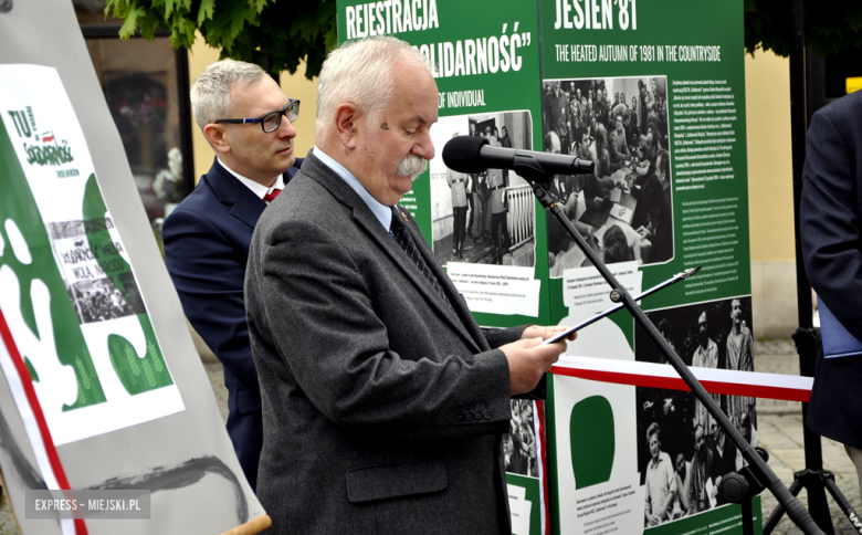 Uroczyste otwarcie wystawy plenerowej „Tu rodziła się »Solidarność« Rolników"