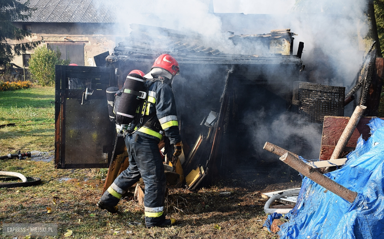 Pożar komórek w Bobolicach