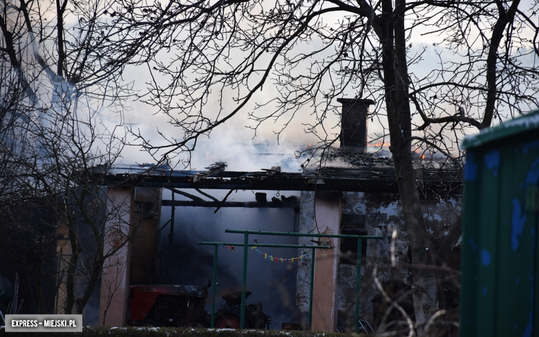 Pożar budynku gospodarczego w Brzeźnicy