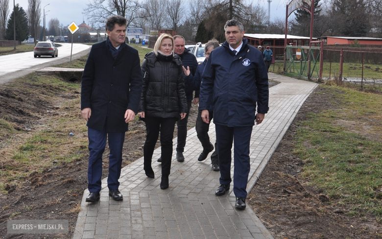 Otwarcie przebudowanej drogi powiatowej w Bobolicach oraz chodnika przy ul. Wrocławskiej