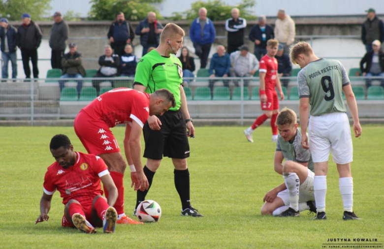 Klasa okręgowa: Zamek Kamieniec Ząbkowicki 4:0 (1:0)  Pogoń Pieszyce
