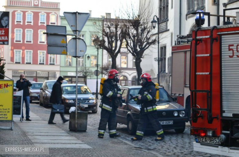 Pożar kamienicy w Ząbkowicach Śląskich.