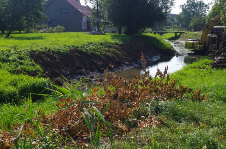 Porządkują rzekę Oławę w ramach ochrony przeciwpowodziowej