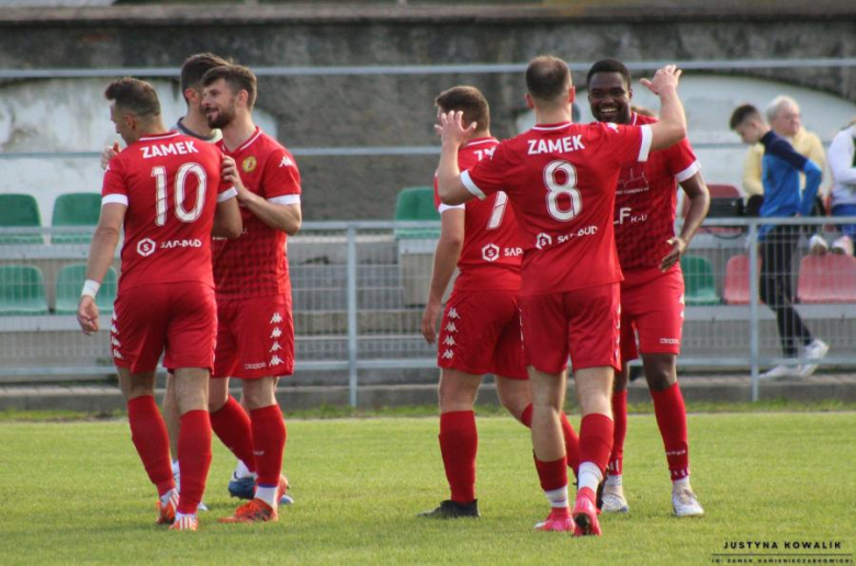Klasa okręgowa: Zamek Kamieniec Ząbkowicki 4:0 (1:0)  Pogoń Pieszyce