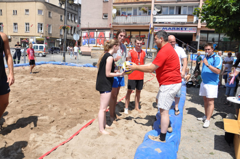 Plaża w centrum miasta