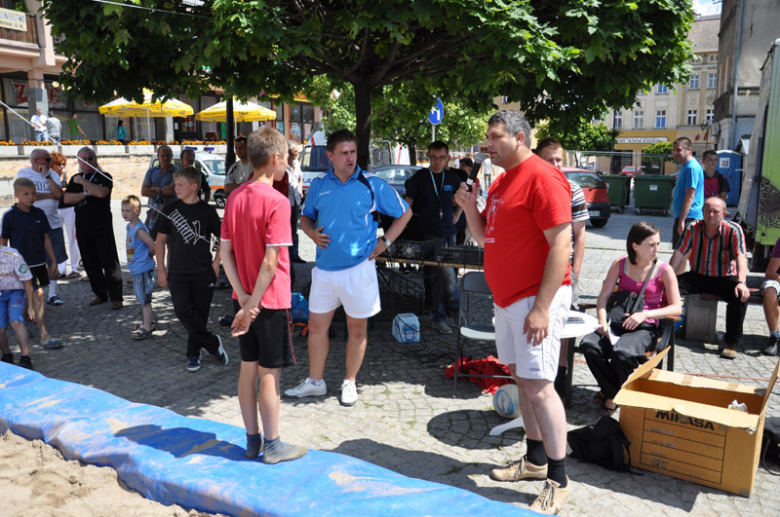 Plaża w centrum miasta