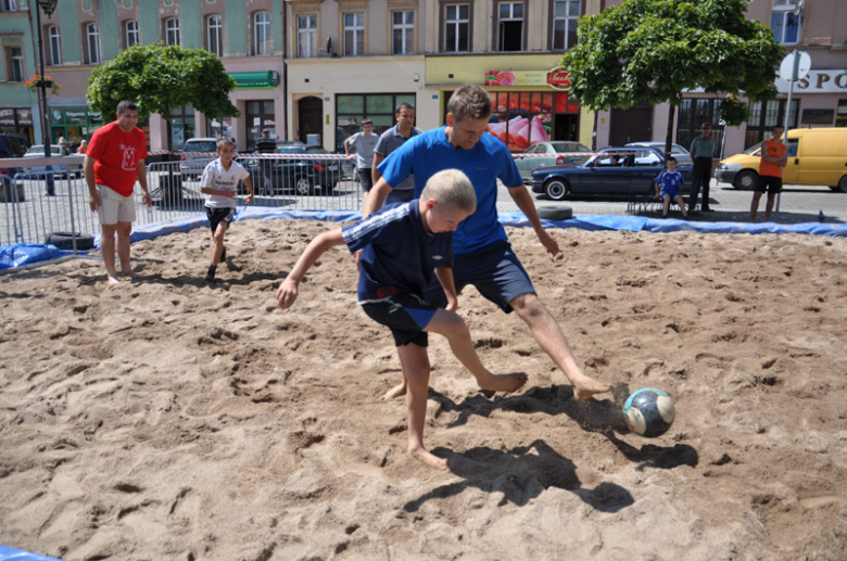 Plaża w centrum miasta