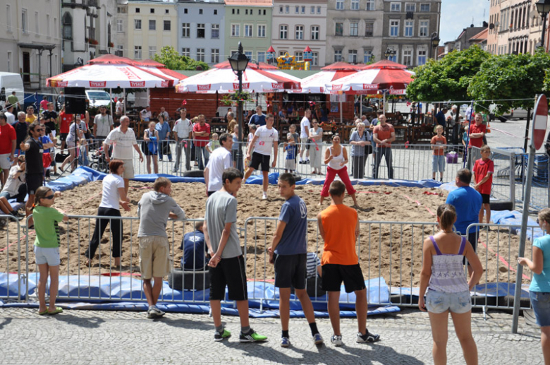 Plaża w centrum miasta