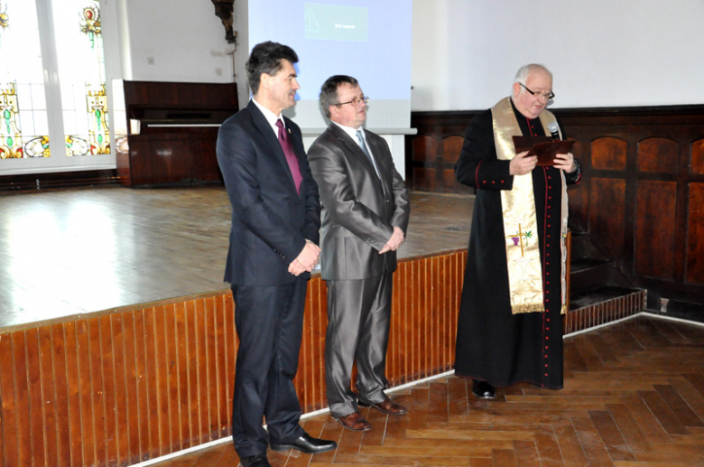 Spotkanie dyrektora ZSZ Ząbkowice Śląskie z władzami powiatu