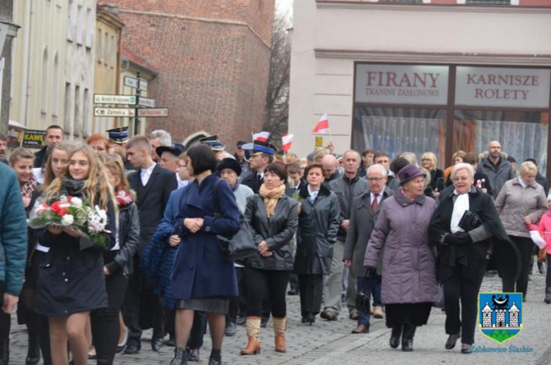 97. rocznica odzyskania Niepodległości przez Polskę. Uroczystości w Ząbkowicach Śląskich