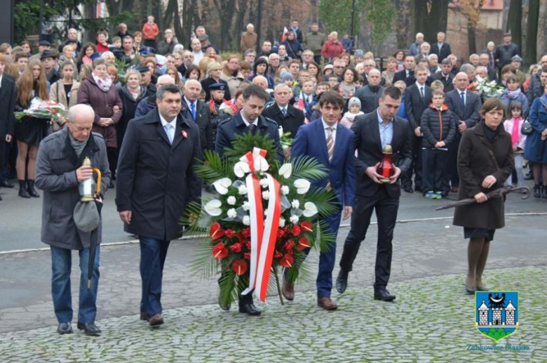 97. rocznica odzyskania Niepodległości przez Polskę. Uroczystości w Ząbkowicach Śląskich