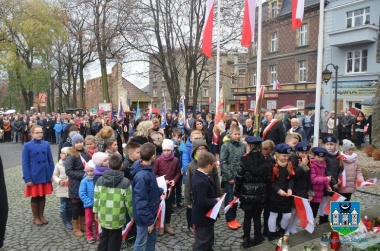 97. rocznica odzyskania Niepodległości przez Polskę. Uroczystości w Ząbkowicach Śląskich