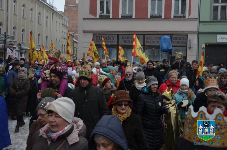 Tegoroczny Orszak Trzech Króli cieszył się sporym zainteresowaniem w Ząbkowicach Śląskich