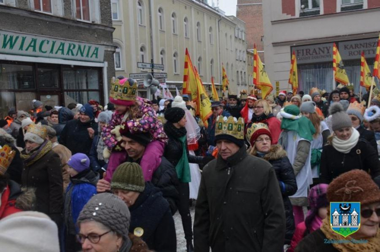 Tegoroczny Orszak Trzech Króli cieszył się sporym zainteresowaniem w Ząbkowicach Śląskich