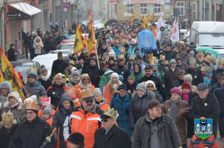 Tegoroczny Orszak Trzech Króli cieszył się sporym zainteresowaniem w Ząbkowicach Śląskich