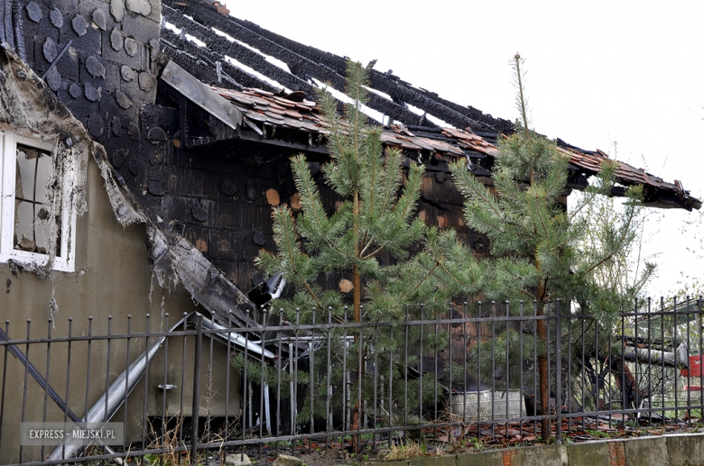 Pożar zabudowań gospodarczych w Zwróconej