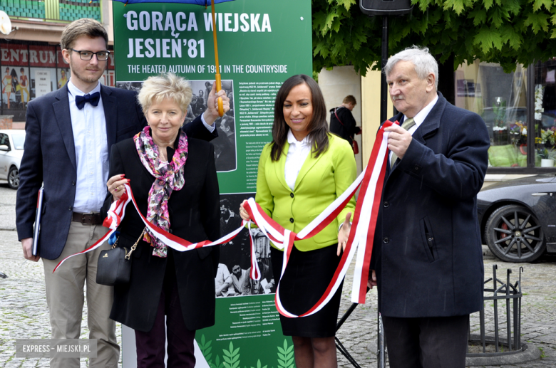 Uroczyste otwarcie wystawy plenerowej „Tu rodziła się »Solidarność« Rolników"