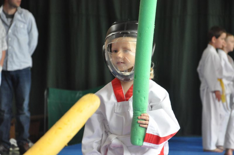 Najmłodsi zawodnicy taekwondo w Bardzie 